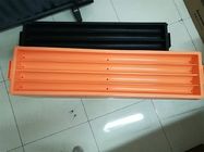 Baki Inti Plastik Oranye Intensitas Tinggi Untuk Pengeboran Jelajahi Batu Inti 55mm