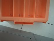 Orange 55mm Rock Drill Core Trays, BQ NQ HQ PQ Ukuran PE Kotak Inti Batu